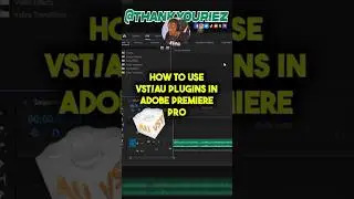 HOW TO USE VST/AU PLUGINS IN ADOBE PREMIERE PRO 💻🎞️🎛️😁 