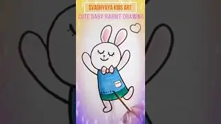 how to draw bunny drawing easy step by step 