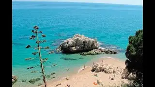 BARCELONA - Roca Grossa - Cala Vinyeta - 4K
