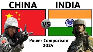 India vs China Military Power Comparison 2024 | China vs India Military Power 2024