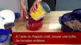 Recette Tupperware facile de Sauce à spaghetti express