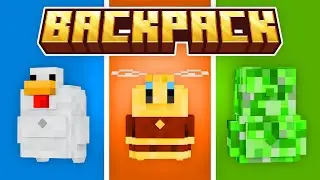Survival Backpacks Add-On for Minecraft! | Minecraft Bedrock 1.21+