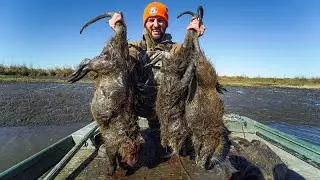 Hunting GIANT Marsh RATS for Food | Louisiana Nutria Hunting and Cooking
