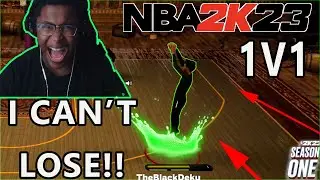 MY BUILD IN NBA 2K23 GOES CRAZY ON THE 1V1 COURT!!!