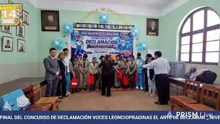 GRAN FINAL DEL CONCURSO DE DECLAMACIÓN VOCES LEONCIOPRADINAS EL ARTE DE DECLAMAR _ NIVEL SECUNDARIA
