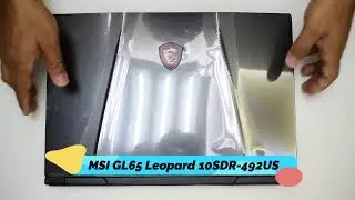 🛠️ MSI GL65 Leopard 10SDR Gaming Laptop Disassembly & Upgrade Options