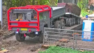Epic RC Construction Machines: Liebherr, Volvo, Komatsu HD405 4x4 - WOW
