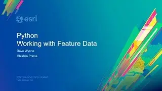 Python: Working with Feature Data using ArcPy