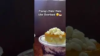 TRENDING PIONG'S HALO-HALO😱 #shorts #halohalo #yummy #eating #food #foodie #summerdessert #trending