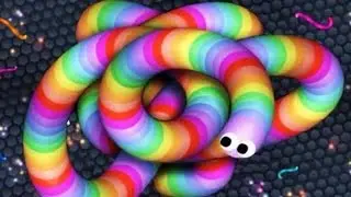 Jogando slither.io parte 4!!!