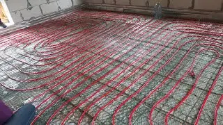 Монтаж и заливка тёплого пола с минимальным бюджетом!