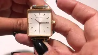 ROSEFIELD The Boxy Two Tone Stainless Steel Bracelet QWSSRG-Q044 -  E-oro.gr