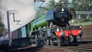 Flying Scotsman Railtour around the Fife Circle line Train Sim World 4