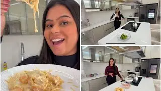 FIZ UMA RECEITA NA COZINHA NOVA | anny na cozinha CAMARÃO GRATINADO 🍤