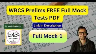 FREE Full Mock Test for WBCS Prelims 2024