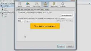 Changing your email password in Thunderbird