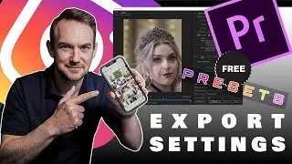 INSTAGRAM EXPORT PRESETS for PREMIERE PRO - Export settings 2022