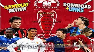 PES 6 Gladiator Patch 2008/09 Season | Review & Gameplay w/Download Links | FHD 60FPS