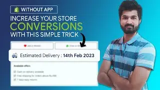 How to Add an Expected Delivery Date Widget Shopify Website | 
