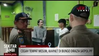 CEGAH TEMPAT MESUM, WARNET DI BUNGO DIRAZIA SATPOL PP