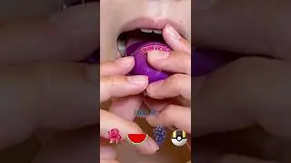 Eat emoji in order 🌹🍉🍇🟡