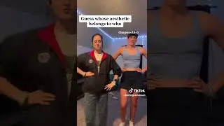 Guess who’s aesthetic belongs to who #funny #clothesswap #couples #tiktok