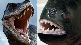 PIRANHA HAS STRONGER BITE THAN T-REX - real or fake