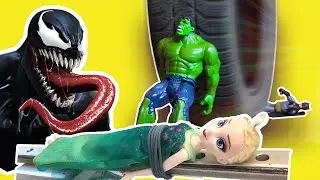 IRONMAN AND ELSA CAPTURED! BATMAN AND HULK TO THE RESCUE! Superhero Movie EPISODE 4