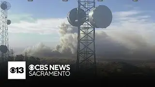 Evacuations issued as wildfire burns southwest of Tracy