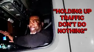 Trucker Pleads With Protesters To Let Him Through