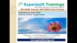 SAP Fiori Training | SAP Fiori Online Training | Fiori Training