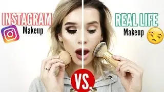 INSTAGRAM Makeup VS. REAL LIFE Makeup!