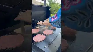 Smash Burgers on the Griddle