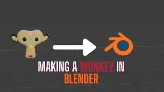 How to make a monkey in blender Beginners