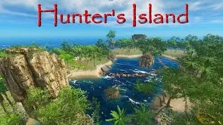 Stranded Deep: Hunter's Island (Custom Map) - Shark Pool, Seaguls, Boars - Bow & Arrow Skills