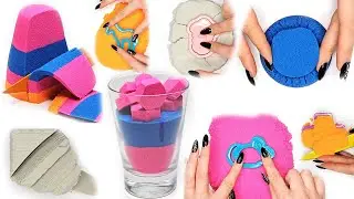 Kinetic Sand Shape Cutting