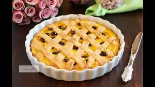 CROSTATA CREMA E AMARENE; CROSTATA AMALFITANA #crostata #cremapasticcera #amarena