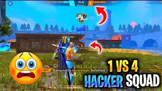 Hacker Squad 1 Vs 4 Clutch 🥵 | Last Round Hacker Squad Wipe 😨 #shorts #short