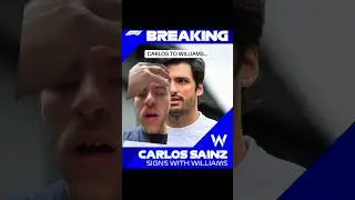 SAINZ TO WILLIAMS!! #f1