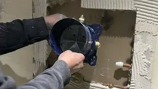 Change broken shower mixer into Grohe