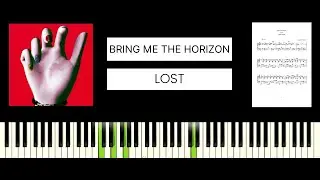 Bring Me The Horizon - LosT (BEST PIANO TUTORIAL & COVER)