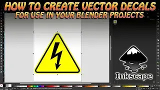 Custom Decals in Inkscape for Blender