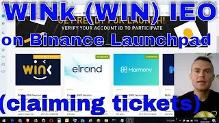 🔴investing in WINk on Binance Launchpad IEO [LIVE claiming tickets]