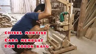 tutorial making mortiser machine, carpenter skills