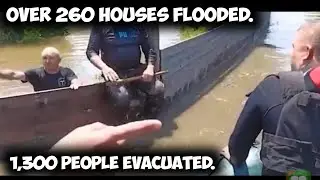 Ukraine's Ministry of Internal Affairs report as of 3:00 pm, about 1,300 people evacuated.