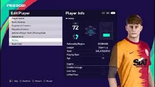 mathias Ross face e football pes 2021 galatasaray