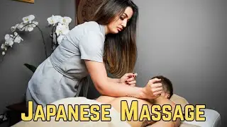 ASMR Massage techniques Japanese Massage hot oil Full Body Pijat Jepang ASMR Therapy Japan