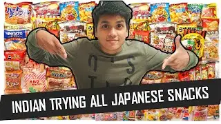 Indian eating Japanese snacks | Part 1 | RSPinJAPAN