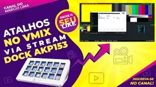 COMO CRIAR ATALHOS NO VMIX USANDO O AKP153 STREAM DOCK DA AJAZZ