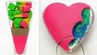 Very Satisfying and Relaxing Compilation 341 Kinetic Sand ASMR